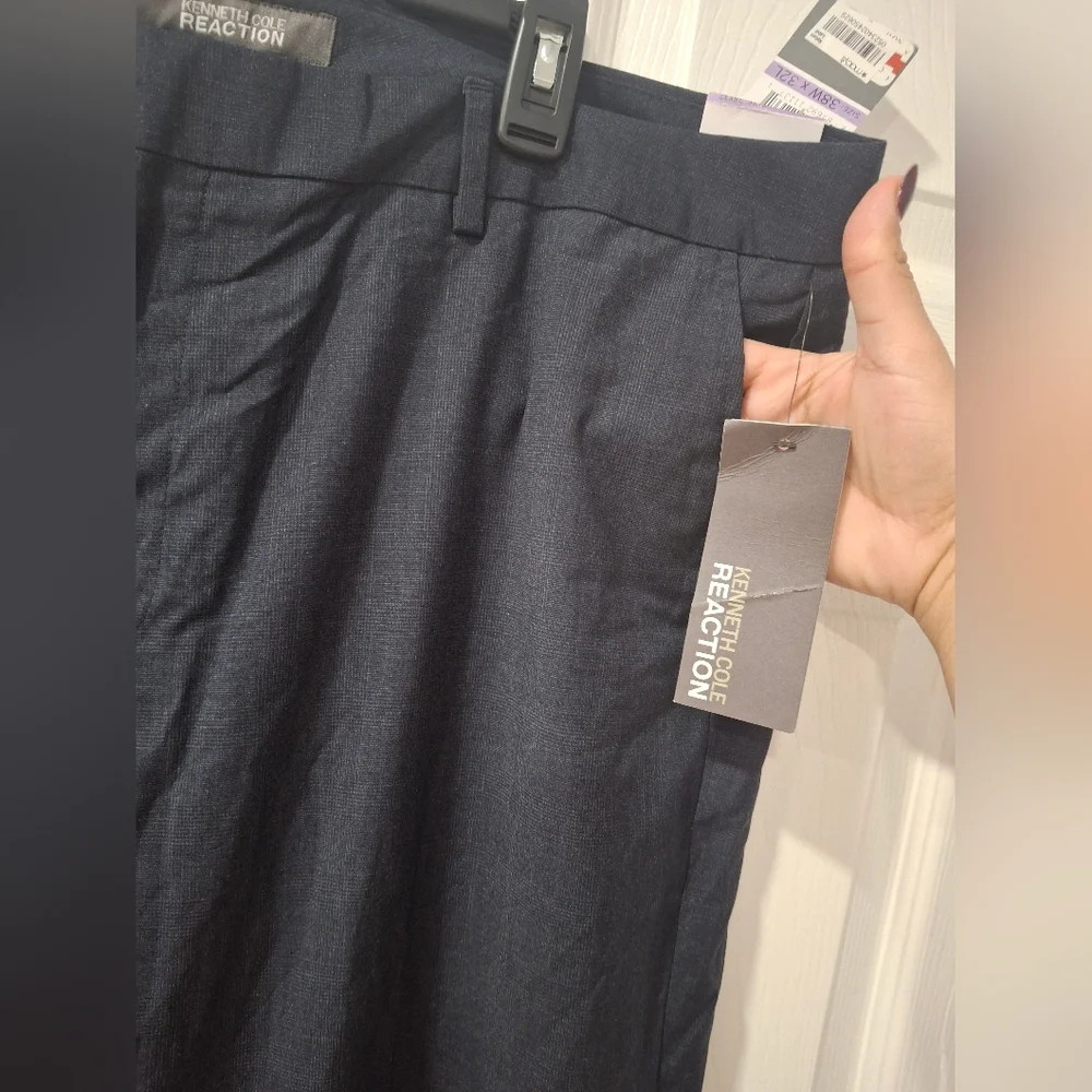 Kenneth Cole Navy Chinos